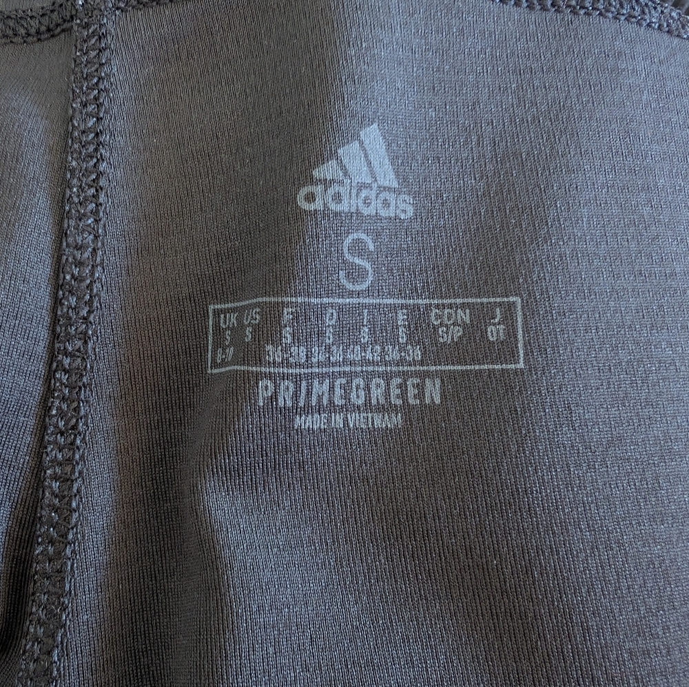 Adidas Black Women’s Athletic Shorts with White Side Stripes. Size Small. - Picture 3 of 4